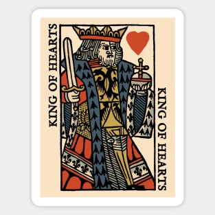 Classic Character of Playing Card King of Hearts Magnet